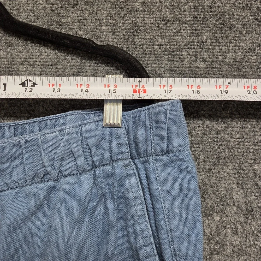 Tommy Bahama Pants Mens XL Blue Linen Tencel Blend Drawstring Relaxed Casual